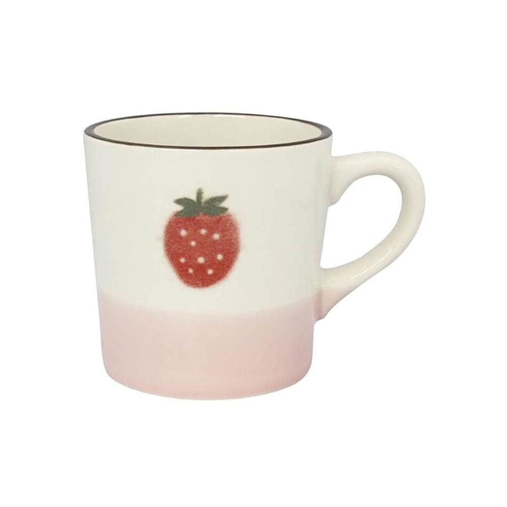 이자와 코퍼레이션(Izawa Corporation acup of happiness. 미노리 머그 딸기 크기  약 W8.9 H8.9114874