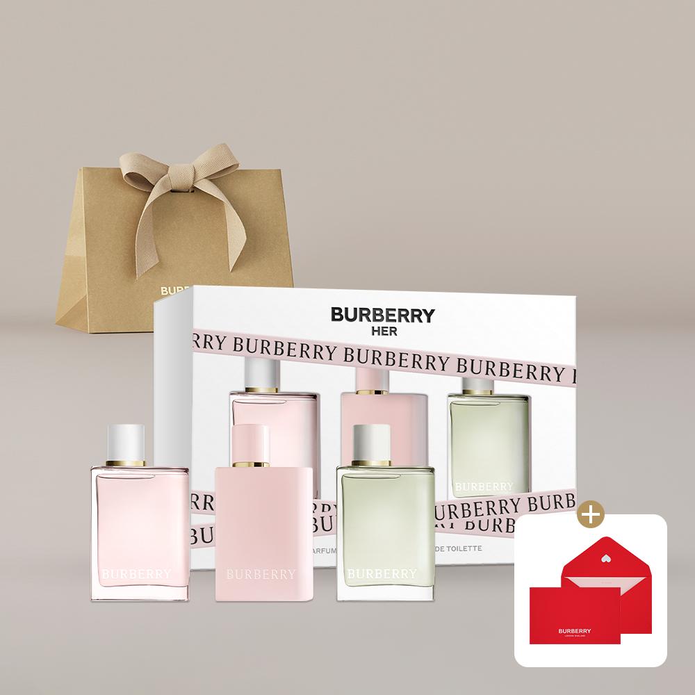 [쇼핑백 증정] 버버리 허 디스커버리 3종세트 (오 드 퍼퓸 + 엘릭서 드 퍼퓸 + 오 드 뚜왈렛)
