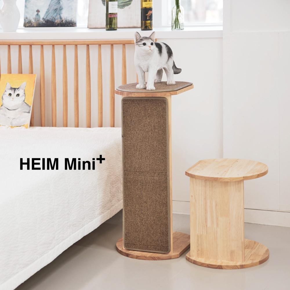 [예약판매]호우디자인 캣타워[하임미니플러스] 조립 필요없어요 서브 협탁 수직 스크래쳐