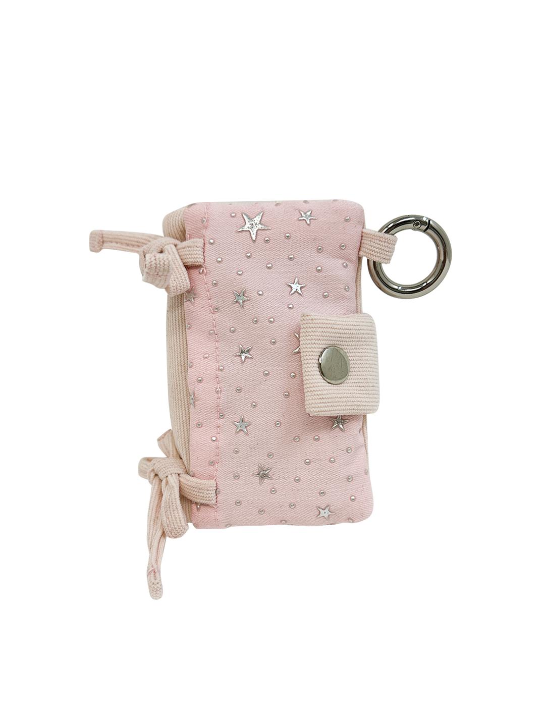 Snug ribbon card wallet (PINK)