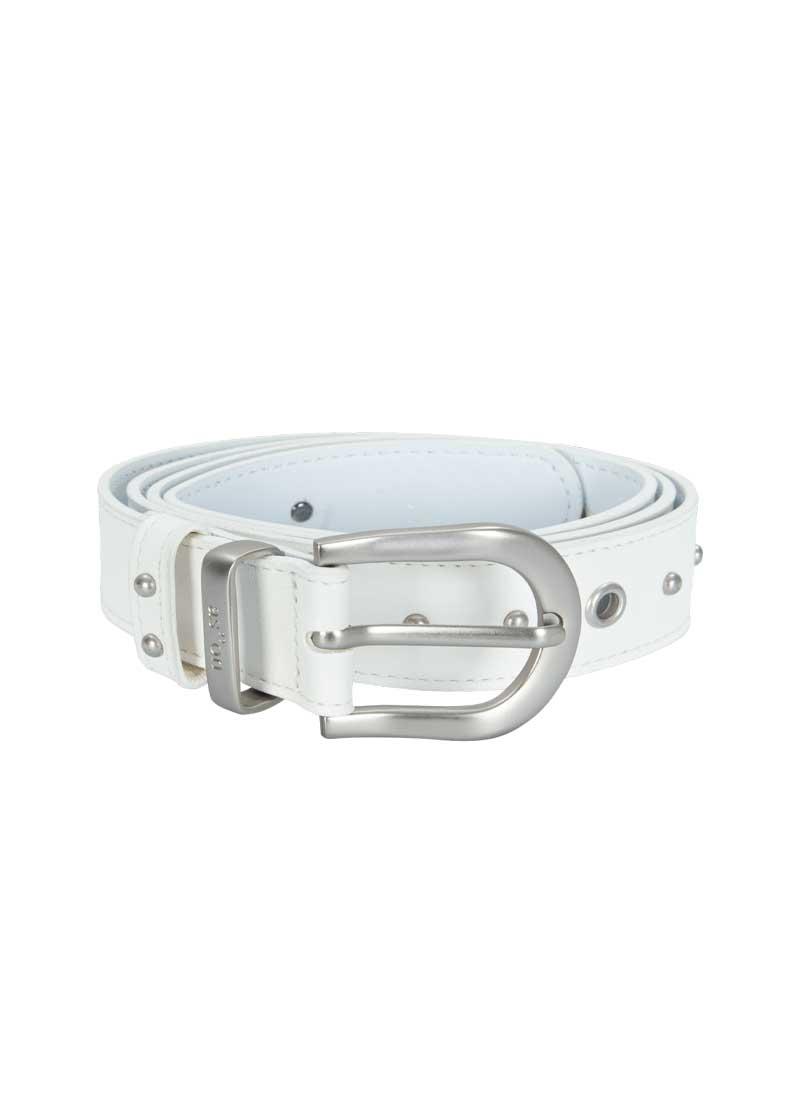 TWINS EYELET BELT / WHITE