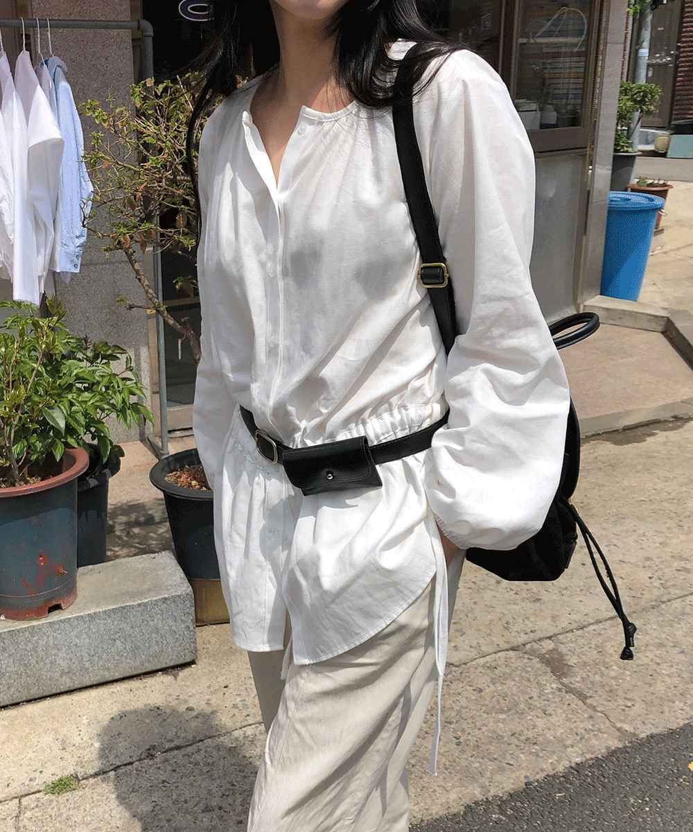 Martin String Blouse (2Colors)