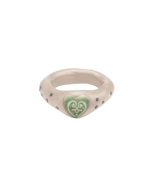 dotty romance ring-beige