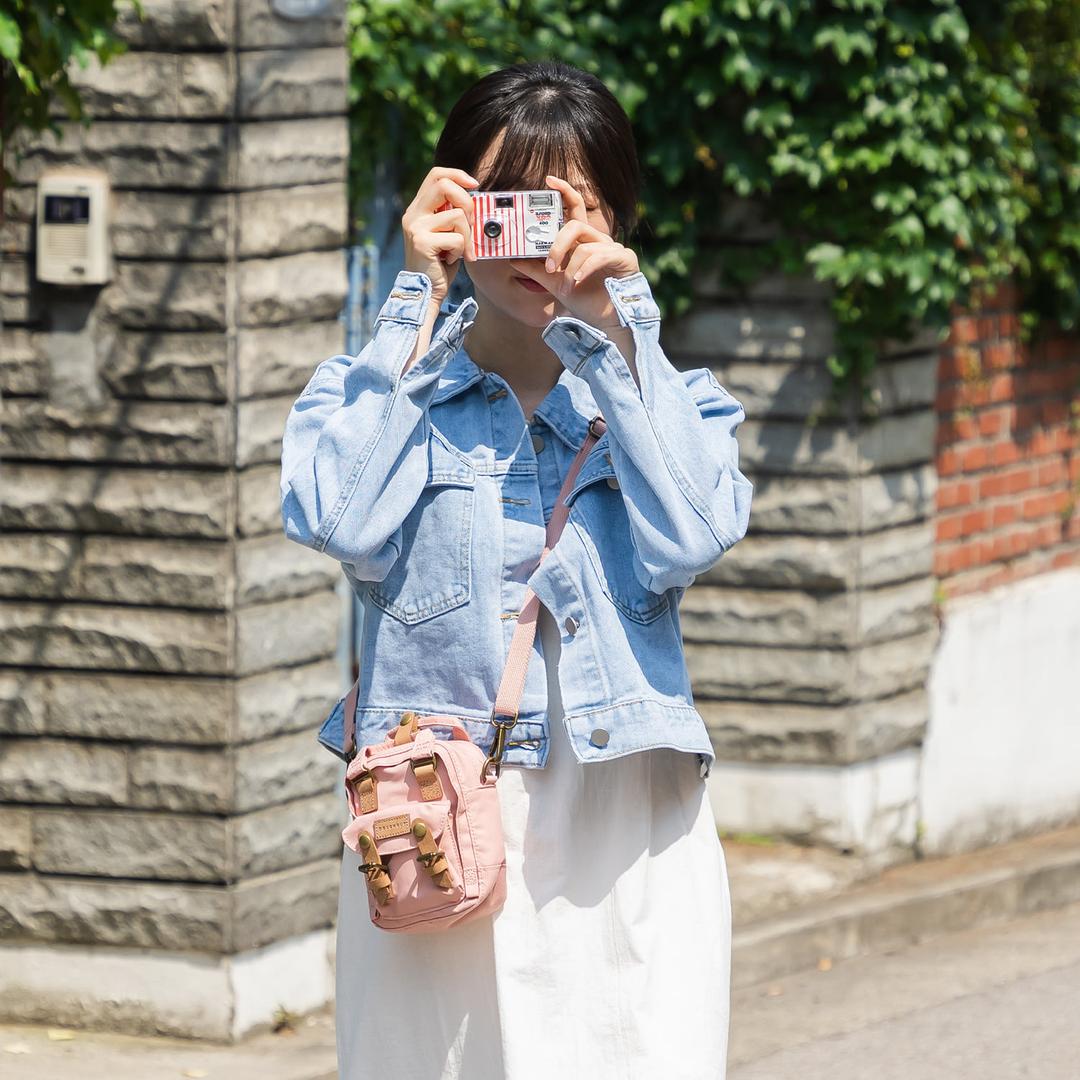 마카롱 리본 타이니 크로스백