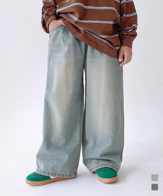 미요 데님 팬츠