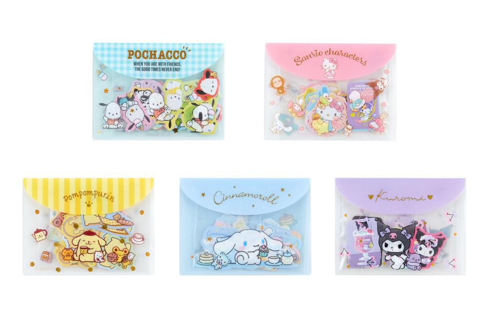산리오 씰 케이스 세트 조각 스티커 다꾸 시나모롤 마이멜로디 쿠로미 포차코 폼폼푸린 : 포포베어
