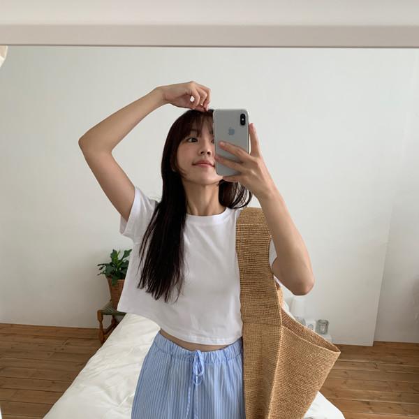 classic stripe pants_blue