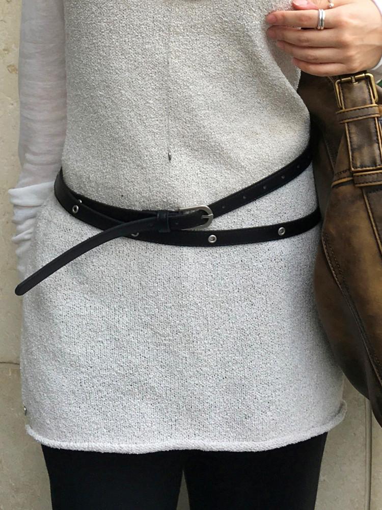 아일렛 더블 벨트 [2color]
