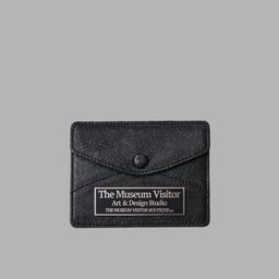 METAL LOGO CARD WALLET (BLACK)