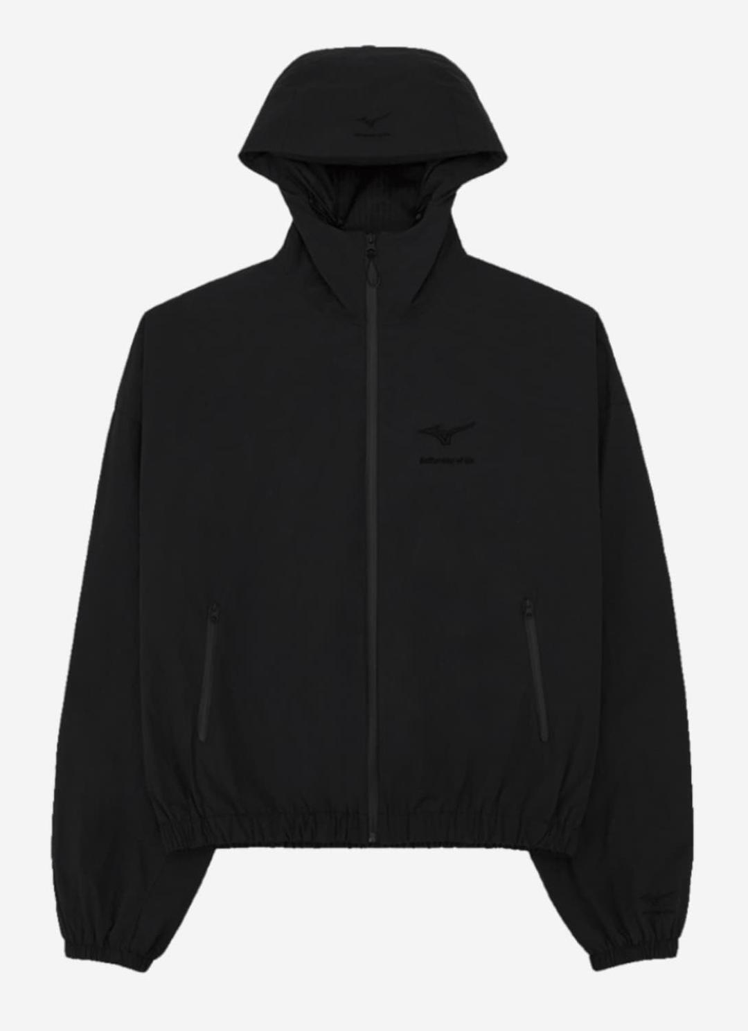 STU X Mizuno 콜라보 바람막이 블랙 M | 후루츠패밀리