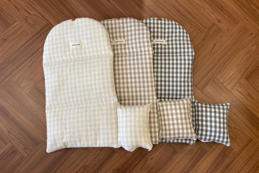 backpack check cushion (3color)