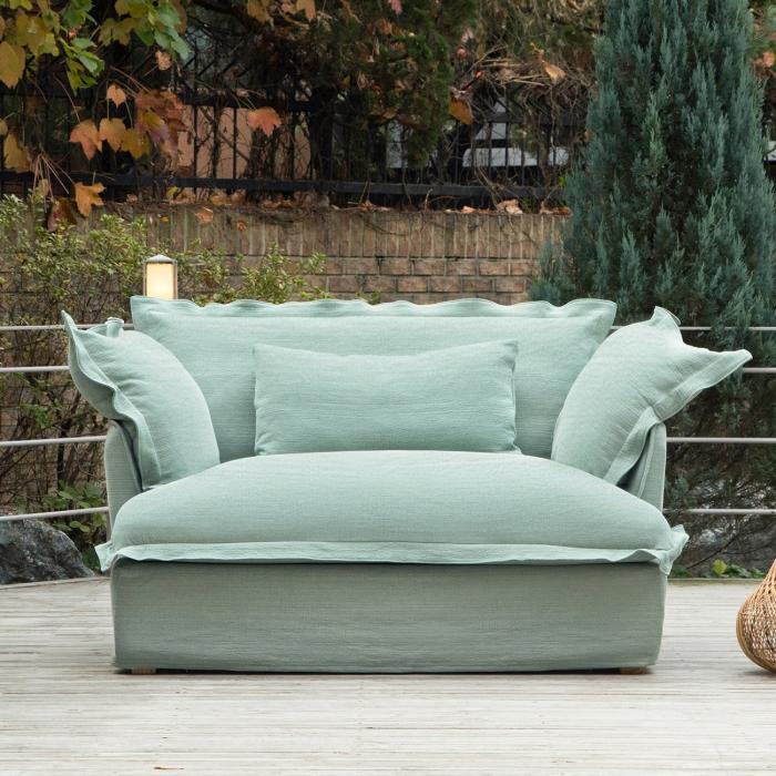 [오가닉 퓨어1939]온더클라우드 1.5인용 소파(PR701-1)- 퓨어 포레스트