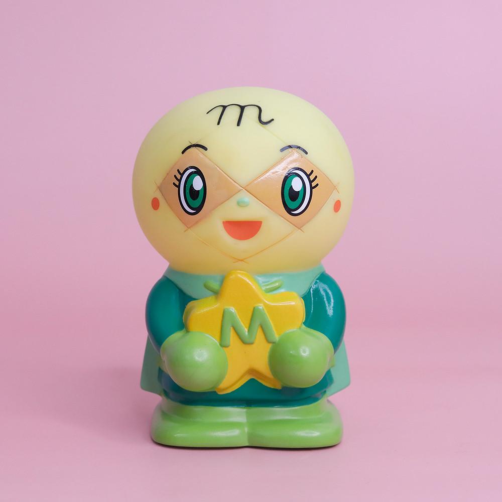 빈티지 호빵맨 메론빵맨 피규어 저금통
