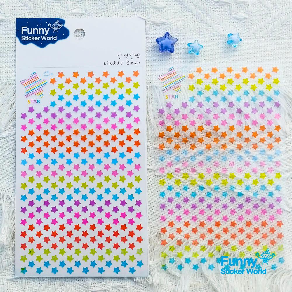 퍼니스티커 팬시 스티커 63-50.1P LITTLE STAR  작은별  PVC﻿ 스티커