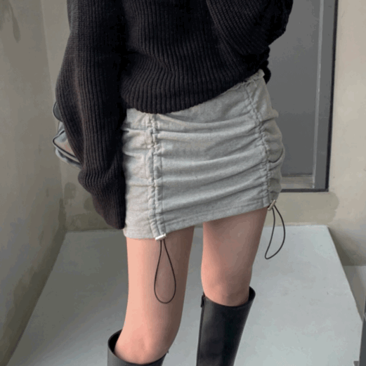 Shirring skirts