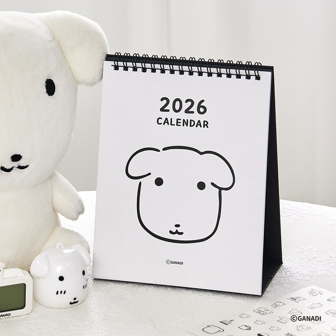 "새해,연말 선물" 가나디 2026 캘린더 (탁상달력/응원/수능/친구/직장인/신년선물)