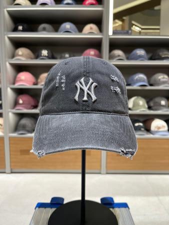 이런 상품 어때요? MLB 공용 데미지 워싱 언스트럭쳐 볼캡 뉴욕양키스 (3ACPVV34N-50CGS)