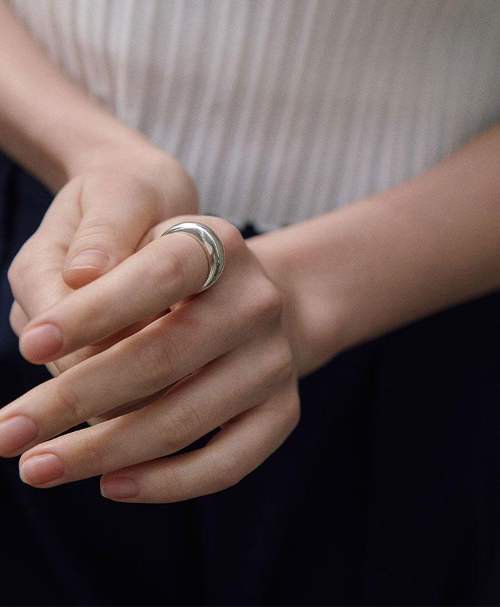 [당일출고][2차 리오더][925 silver] Cinq.silver.206 / fin soar ring