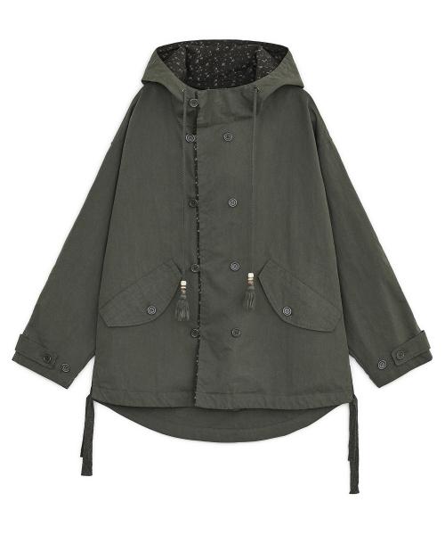 워시드 필드 자켓 (카키)