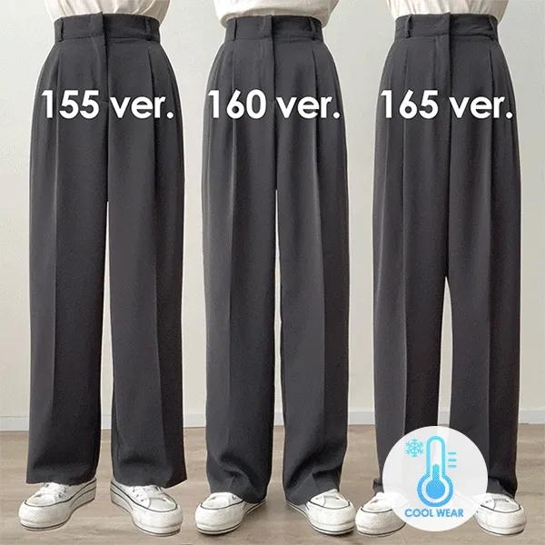 ✨당일출고✨ [10만장돌파🔥/숏,기본,롱/~2XL] 인생핏 투데이 와이드 여름 슬랙스 4color