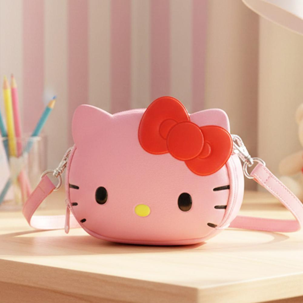 헬로키티 캐릭터 페이스 컬러풀 크로스백 가방(핑크) 788506