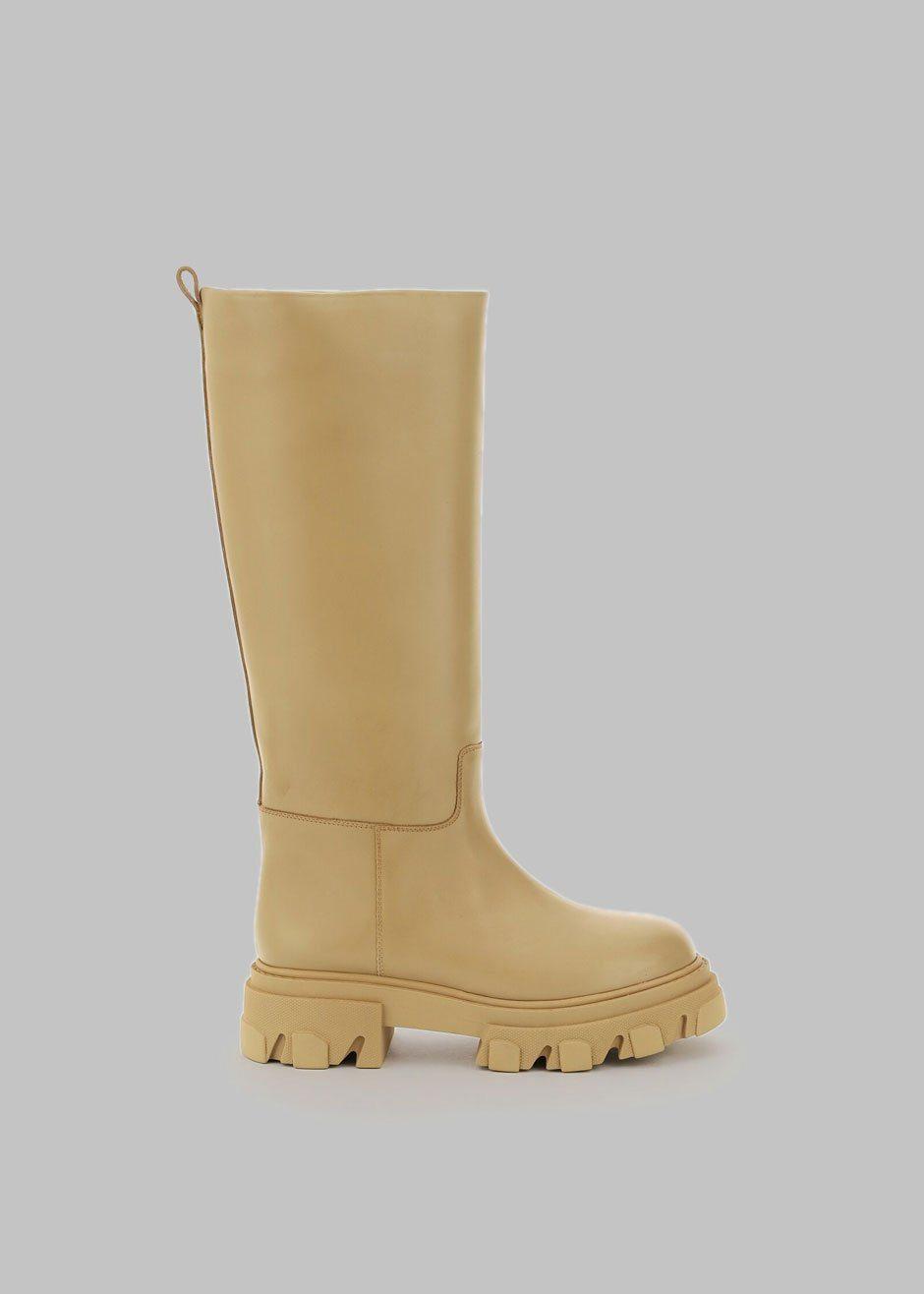 GIA x Pernille Tubular Combat Boots - Cappuccino - 36 EU