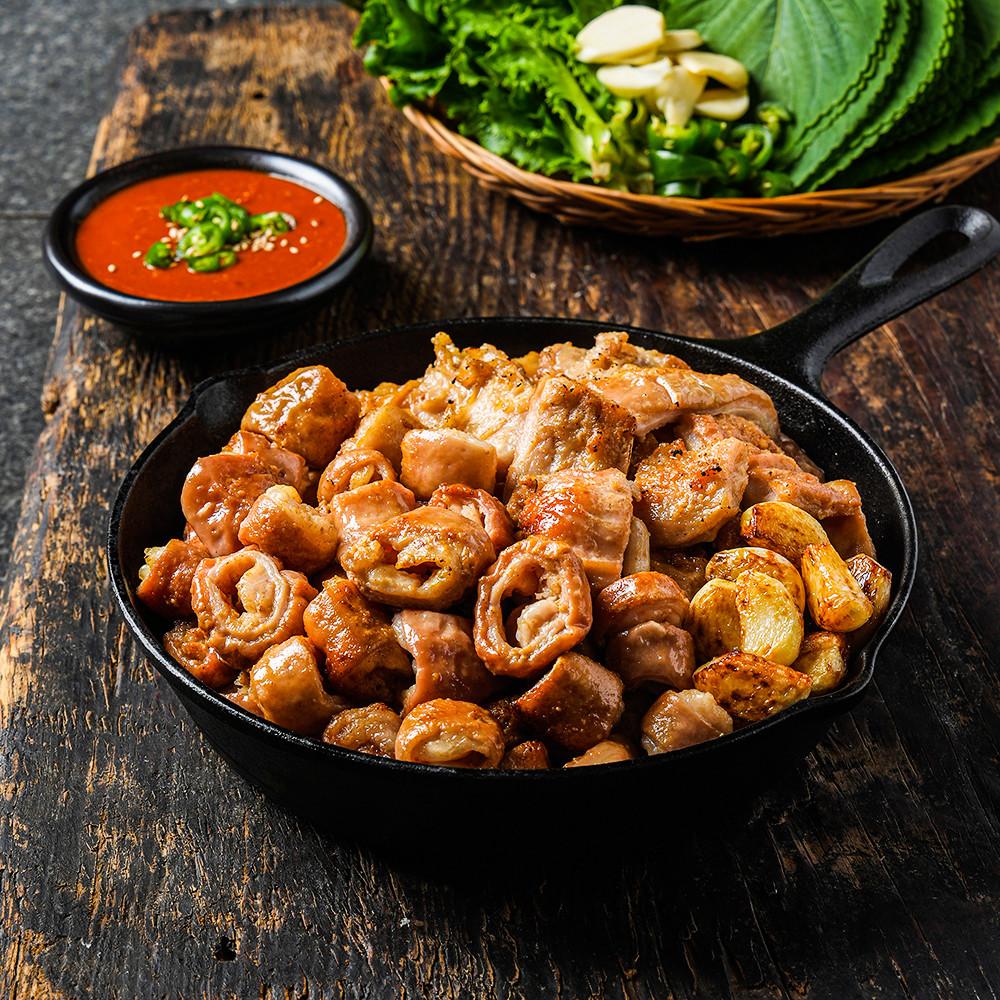 울산맛집 팔돈 잡내없는 참나무훈연 초벌막창 돼지막창 + 소스포함 캠핑 음식 요리 술안주