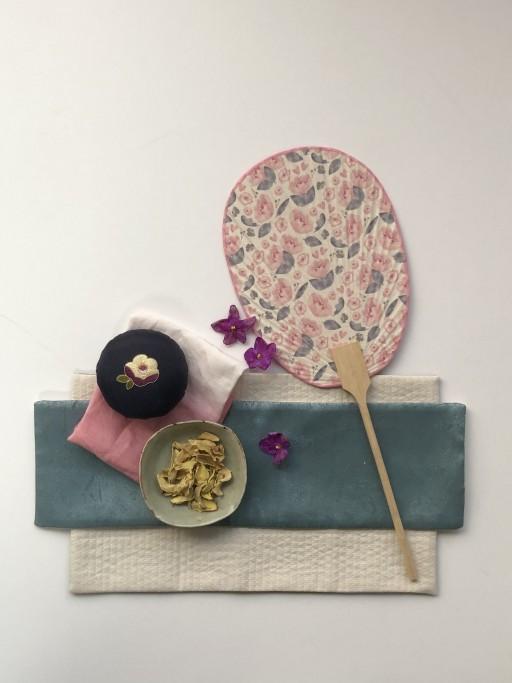 동백꽃 참외부채