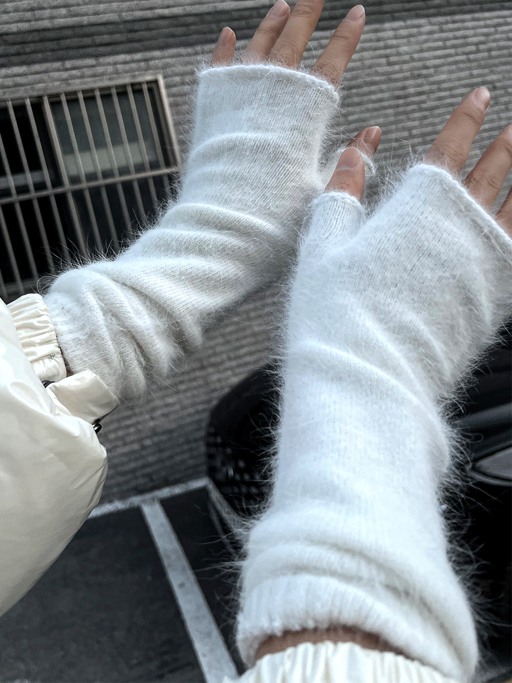 앙고라 핸드워머