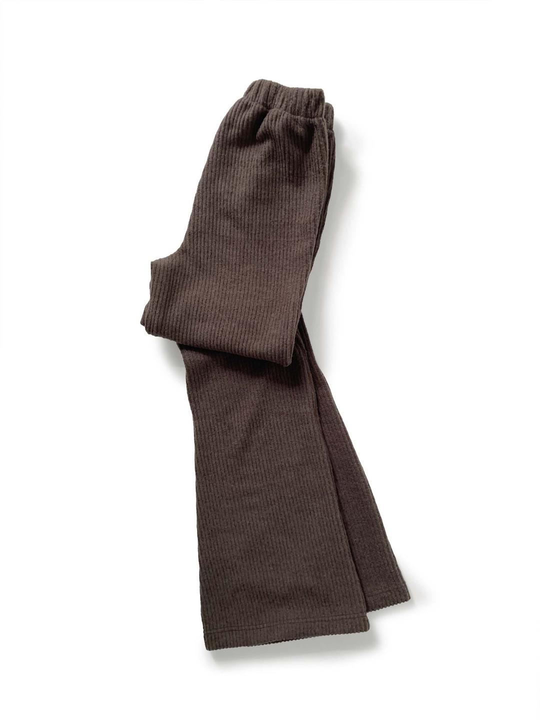 [9hope] warm boots-cut PT (brown)