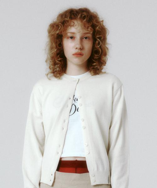 유넥 니트 가디건 (아이보리)