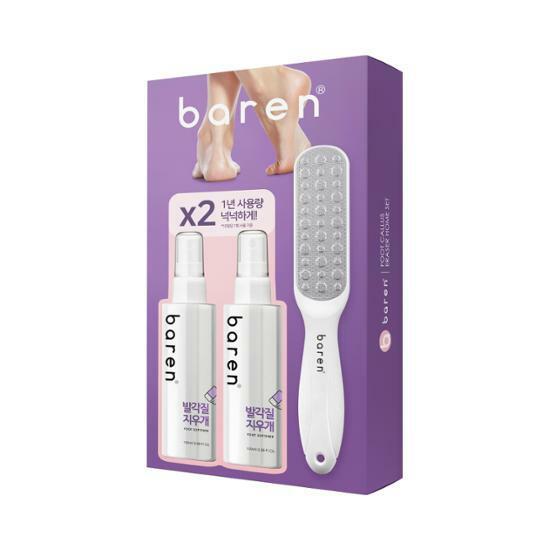 바렌 발각질지우개 더블기획 세트(미스트2개+풋파일)