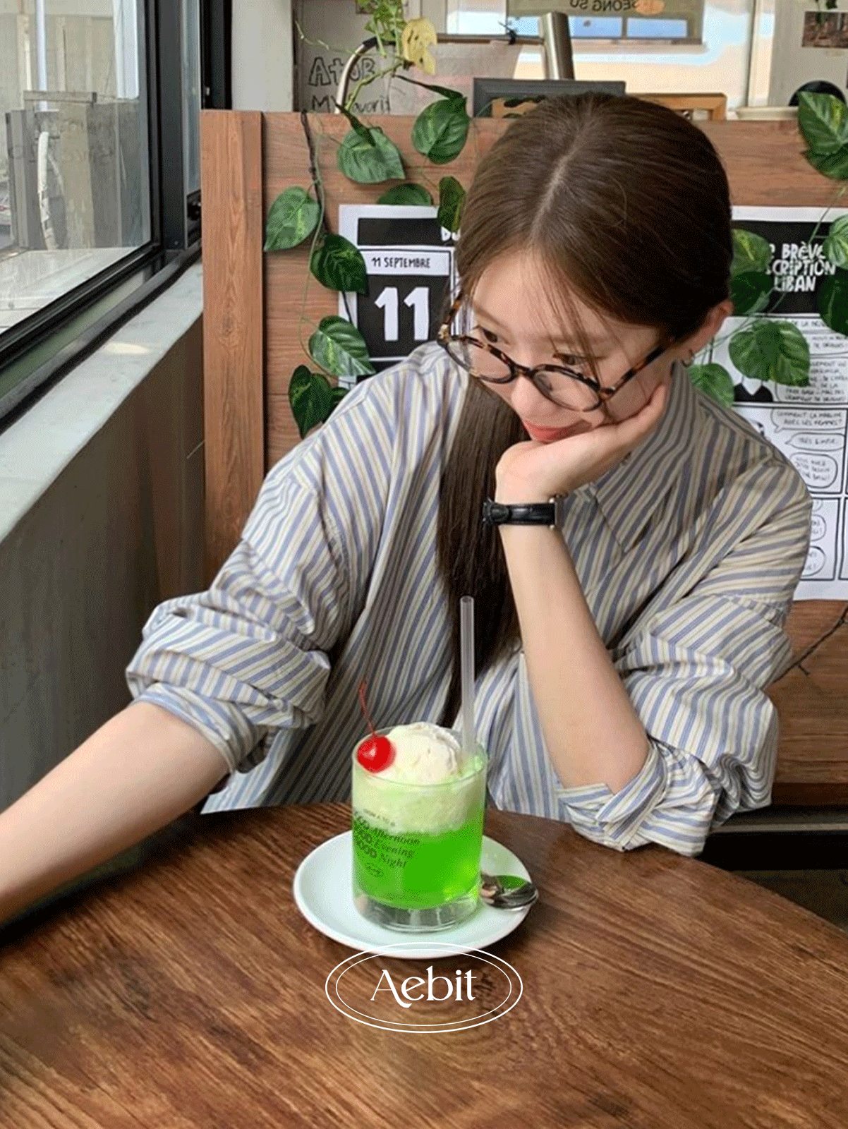 어리틀빗 자체제작 moment stripe shirt (1color) 재진행! 당일발송