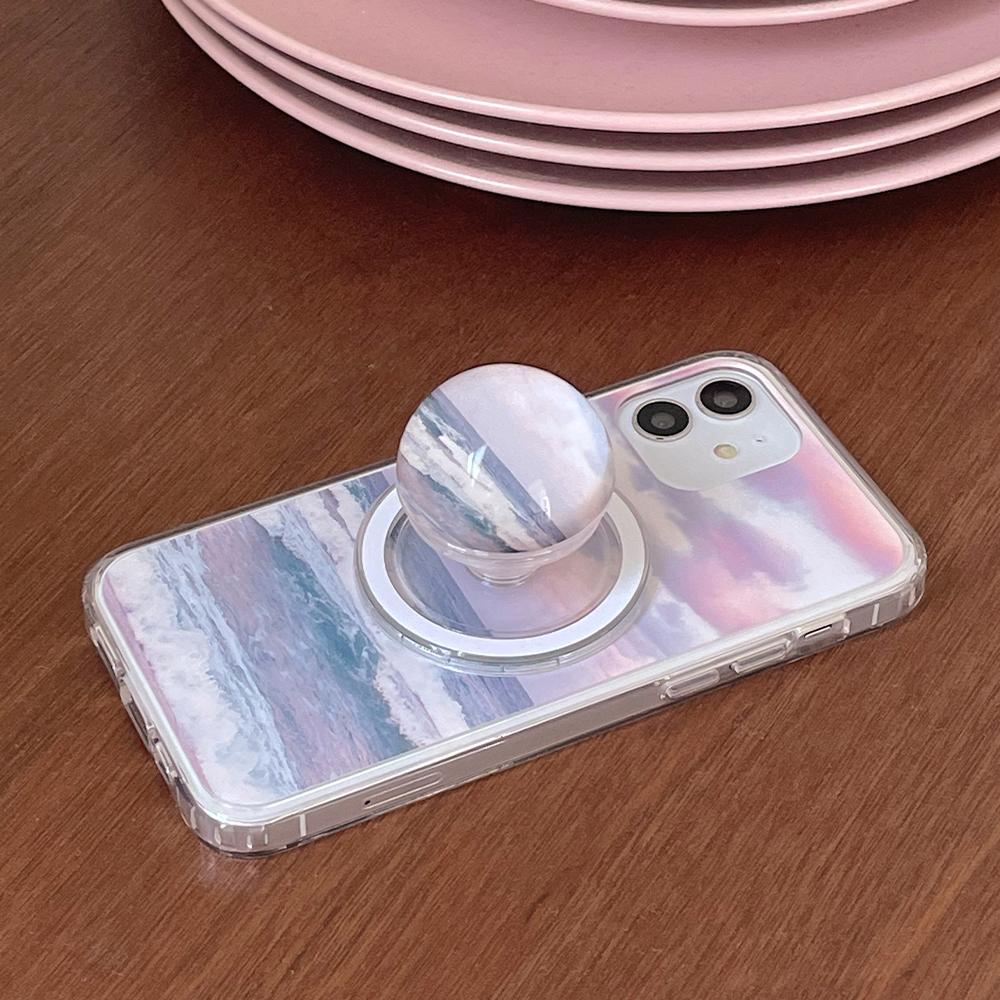 맥세이프💖 La mer 아이폰 갤럭시 그립톡 핑거톡 아이폰 갤럭시 폰케이스 세트