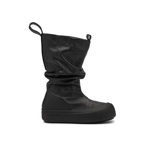 로우 피셔맨 여성 미들부츠-블랙