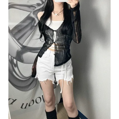 vintage knit cardigan t (2color)