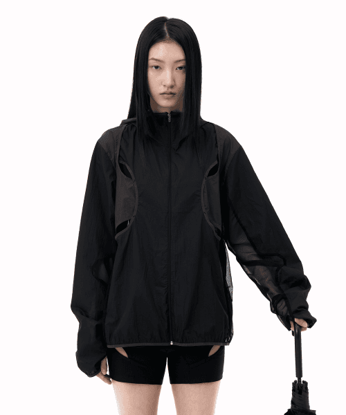 Packable Light Windbreaker / Black