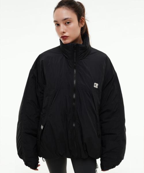 CENTAUR OVERSIZED PADDED JUMPER_BLACK