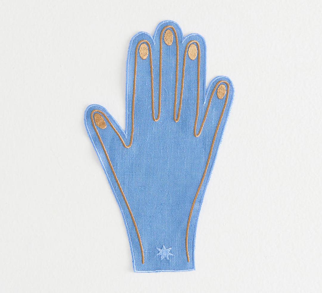 Petit Cocktail Napkins 4set (Sky/Caramel)