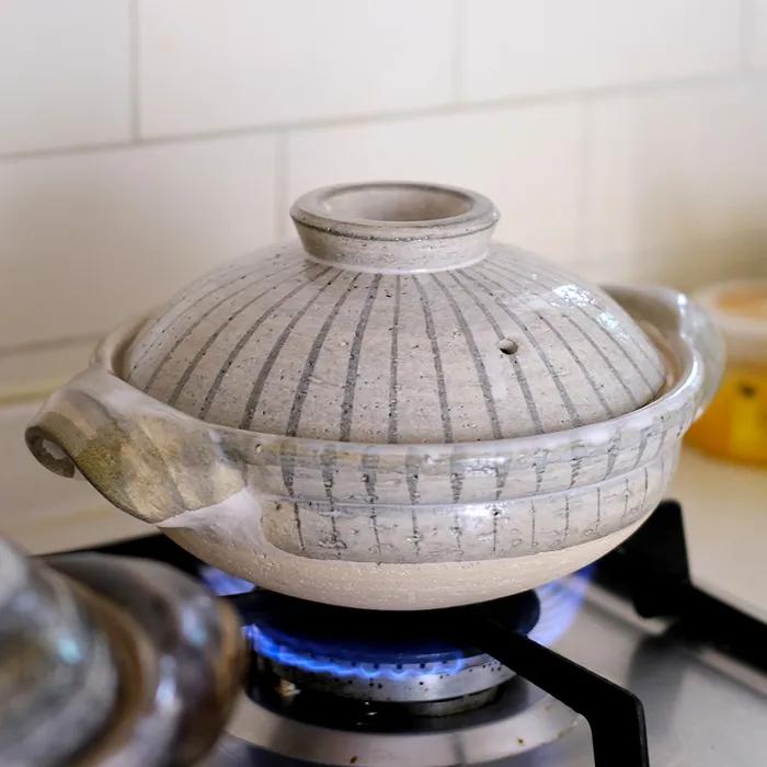 [이가모노] 리큐 스트라이프 도나베 (2size)