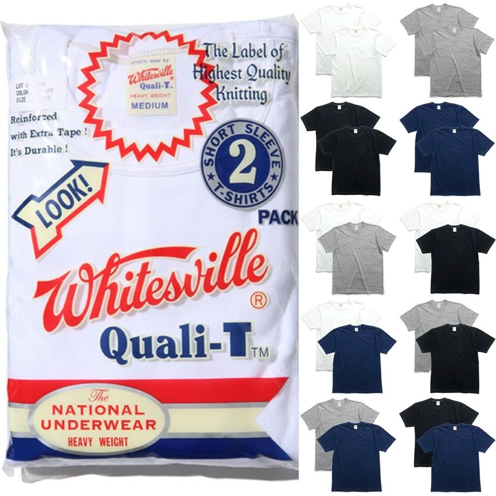 화이츠빌 티셔츠 2팩 반팔  WHITESVILLE 2 PACK T-SHIRT WV73544