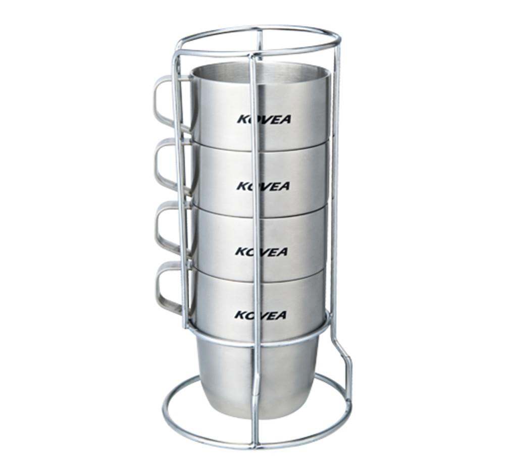 코베아   스텐레스 더블 머그컵 세트Ⅲ