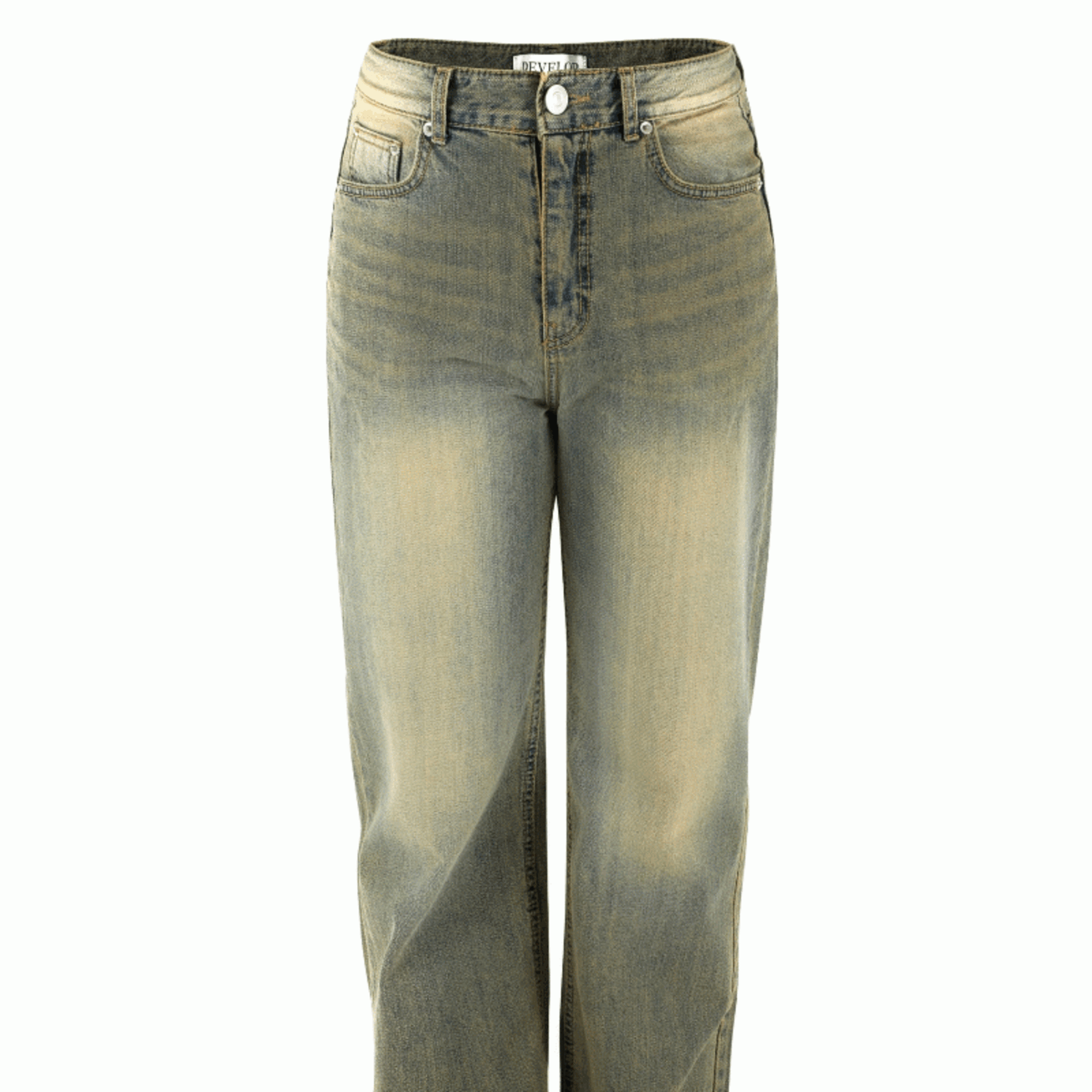 Vintage dirty washing denim (1color)