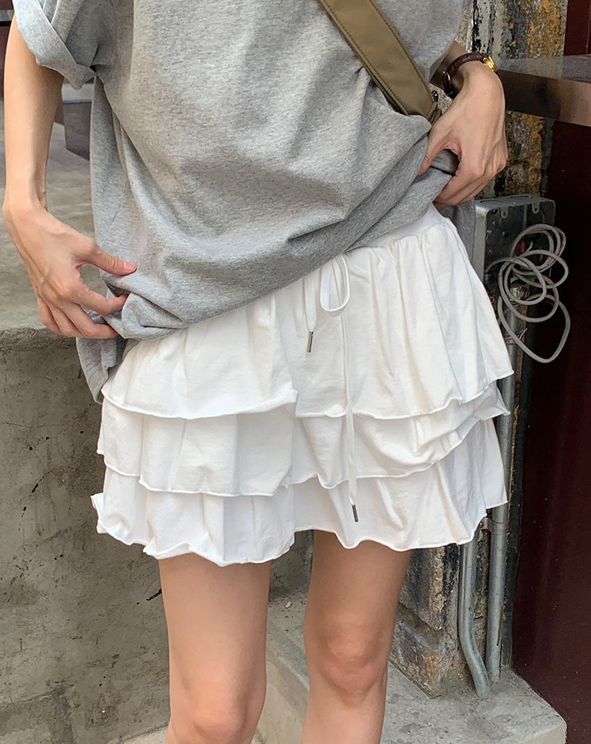 (7일소요)헤즌 캉캉 밴딩 치마바지 3color!