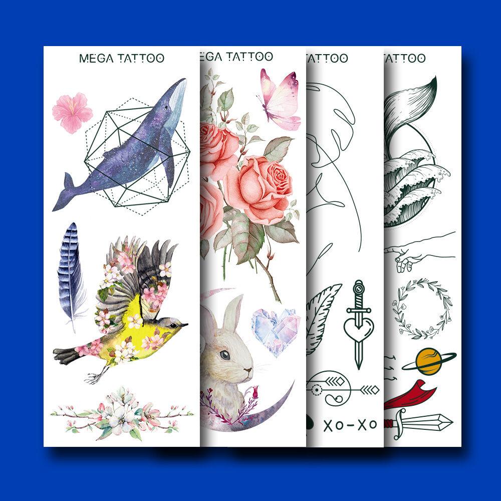 MEGA TATTOO 메가타투 타투스티커 MTS 14종