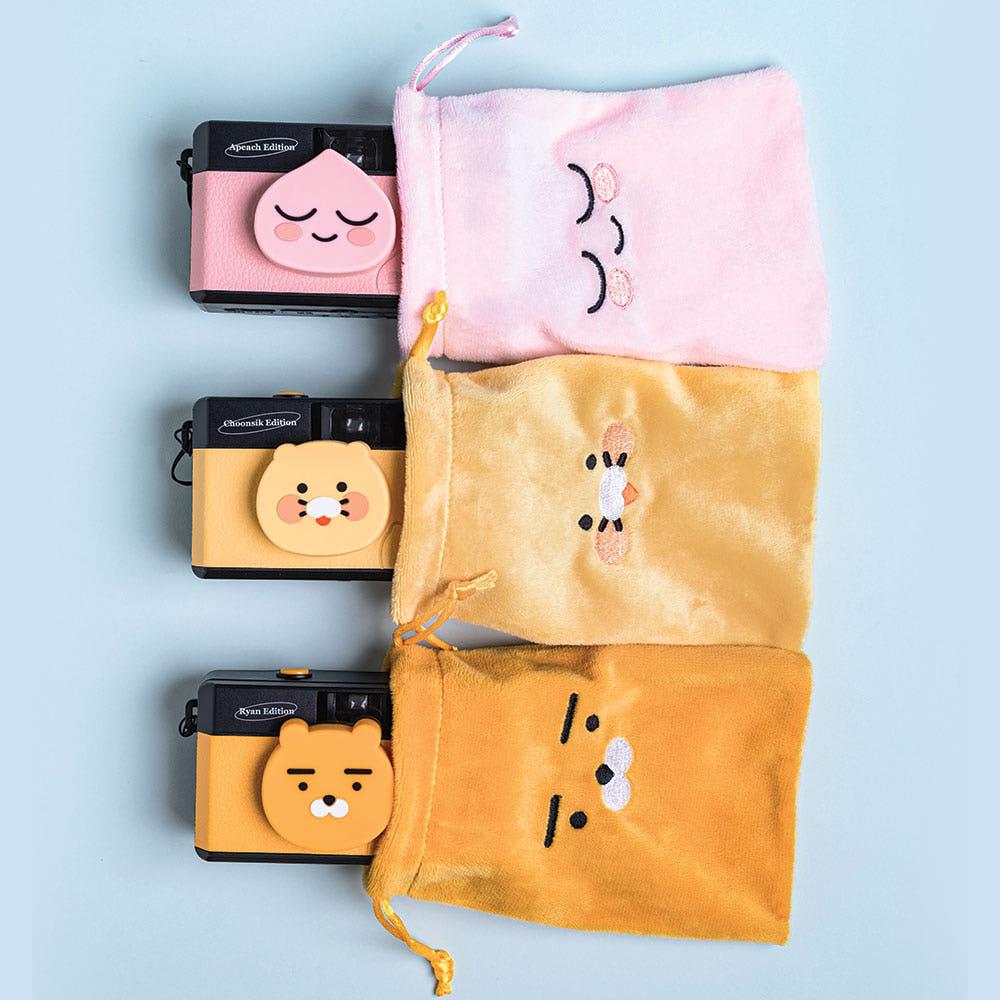 카카오프렌즈 에디션 리유저블 필름카메라 춘식이 라이언 어피치 3종 중 택1 