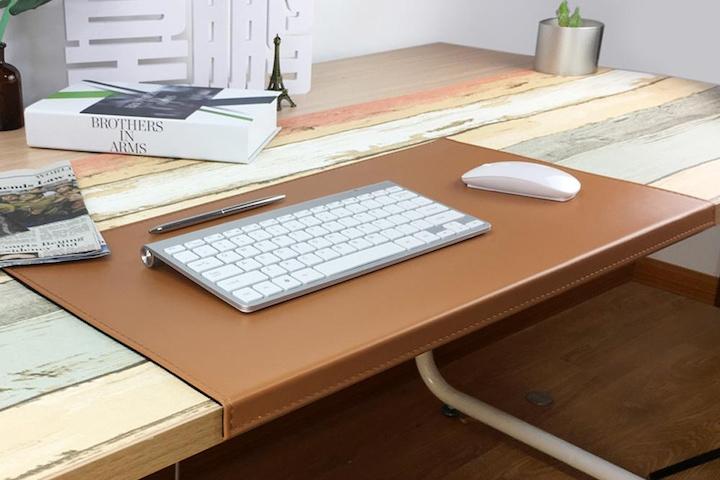 [해외] 레더 데스크매트 찰떡궁합 가죽장패드 80X40cm