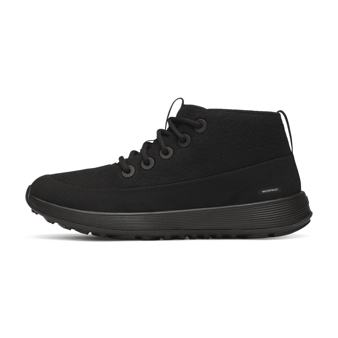 남성 울 러너 NZ 미드 워터프루프 - 내추럴 블랙 (내추럴 블랙) – 올버즈 | Allbirds