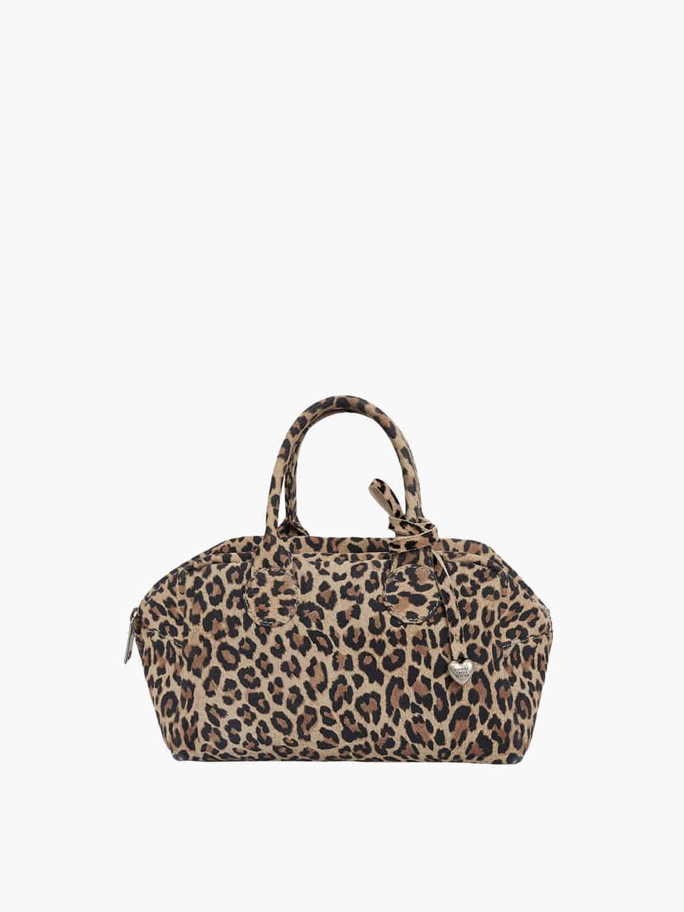 SOFT BOWLING_cream leopard suede