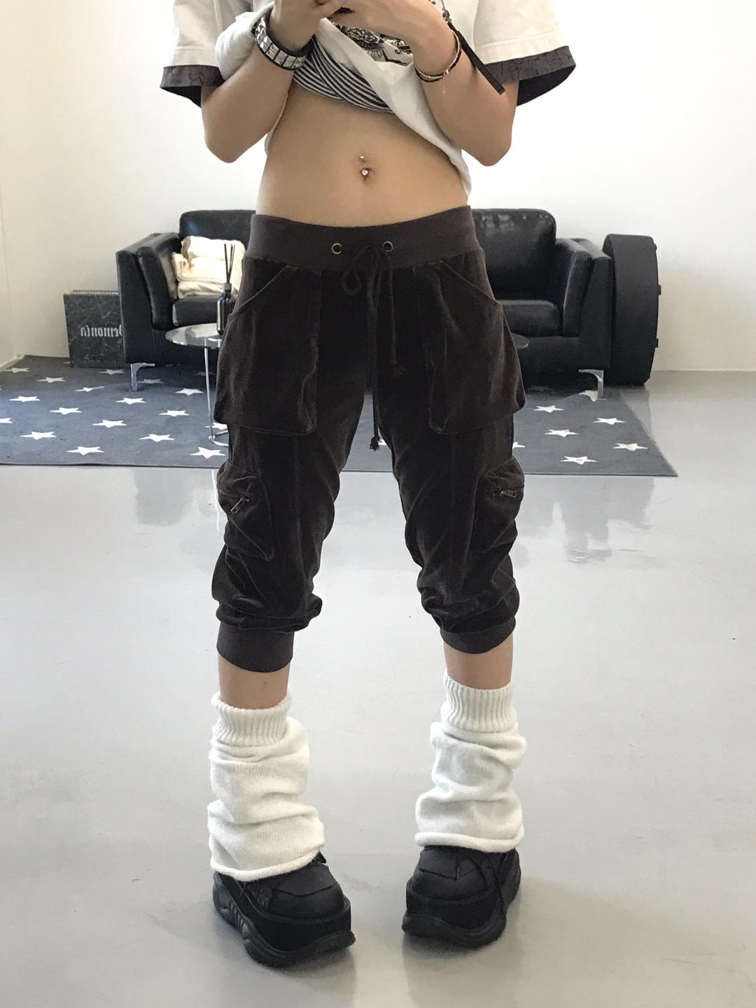 Jpn Y2k Velvet pants
